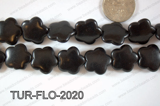 Howlite Flower 20mm TUR-FLO-2020