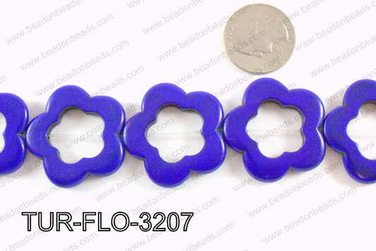 howlite peace dark blue 32-35mm TUR-FLO-3207