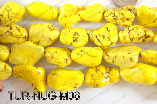 Imitation Turquoise Nuggets 20-25mm TUR-NUG-M08