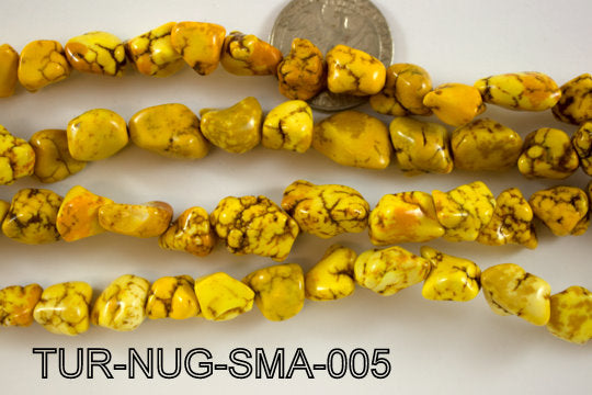 Turquoise Nugget 10-15mm Small 16'' TUR-NUG-SMA-005