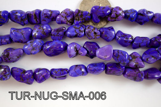 Turquoise Nugget 10-15mm Small 16'' TUR-NUG-SMA-006
