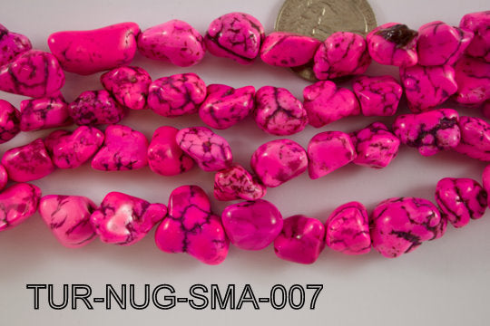 Turquoise Nugget 10-15mm Small 16'' TUR-NUG-SMA-007