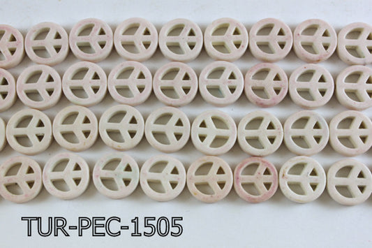 Turquoise Peace 15mm 16'' TUR-PEC-1505