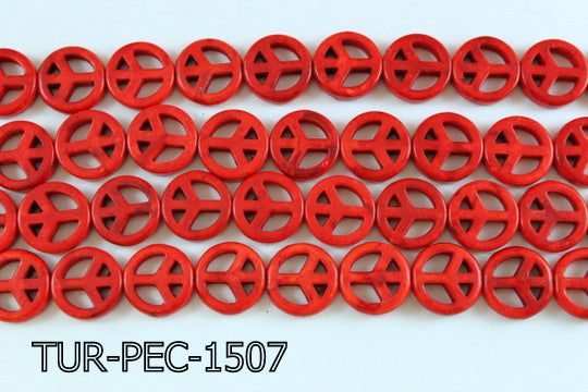Turquoise Peace 15mm 16'' TUR-PEC-1507