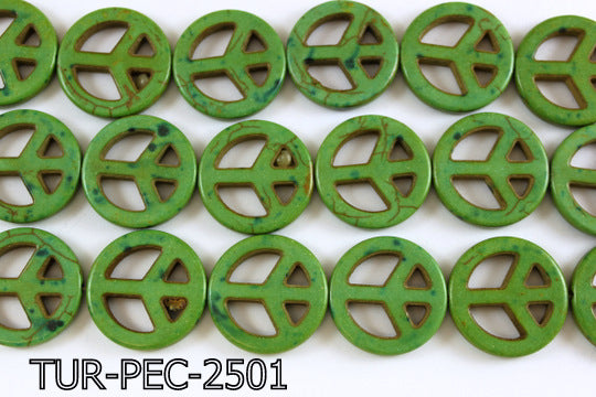 Turquoise Peace 25mm 16'' TUR-PEC-2501
