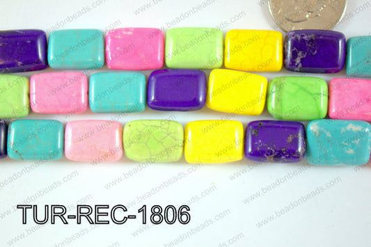 Howlite Rectangle 13x18mm TUR-REC-1806