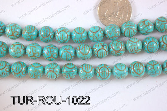 Howlite Round 10mm TUR-ROU-1022