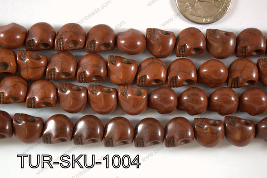 Turquoise Skull 10x13mm TUR-SKU-1004