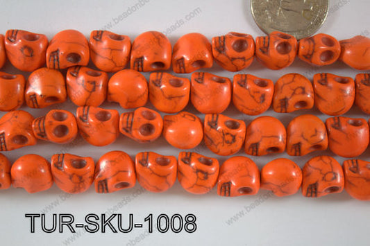 Turquoise Skull 10x13mm TUR-SKU-1008