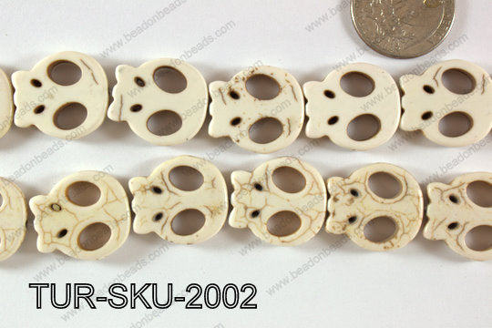 Turquoise Skull 20x21mm TUR-SKU-2002