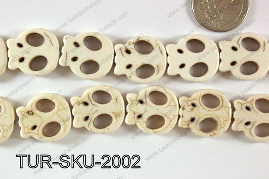 Turquoise Skull 20x21mm TUR-SKU-2002