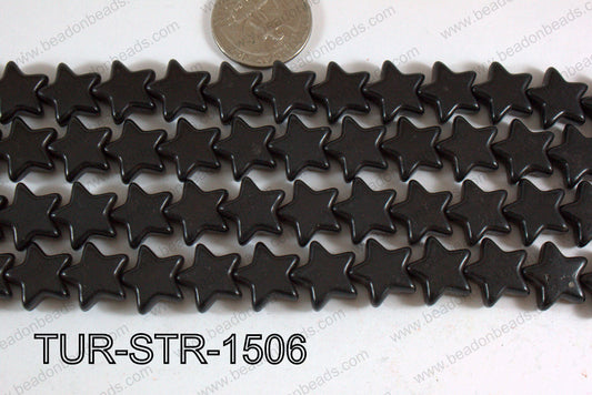 Howlite Star Black 15mm TUR-STR-1506