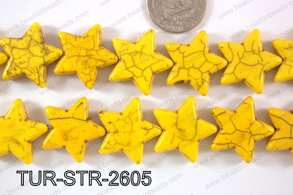 Turquoise Star 26mm TUR-STR-2605