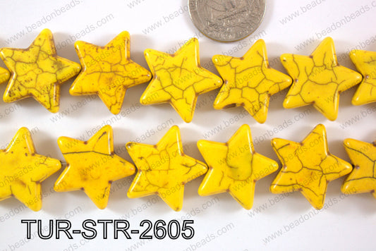 Turquoise Star 26mm TUR-STR-2605