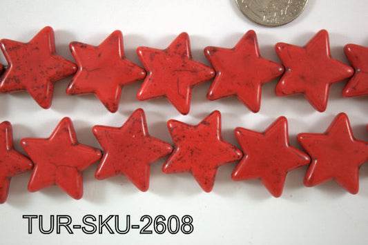 Turquoise Star 26mm TUR-STR-2608