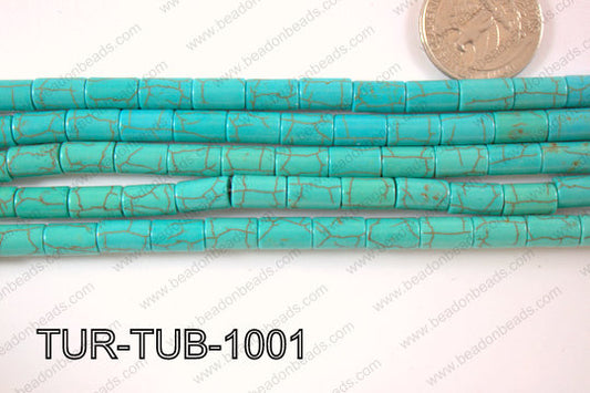 Howlite Tube 6x13mm TUR-TUB-1001