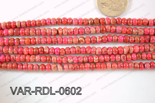 Variscite Rondel 6mm VAR-RDL-0602