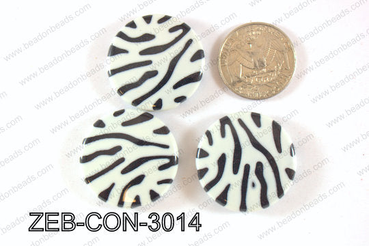 Zebra Coin 30mm ZEB-CON-3014