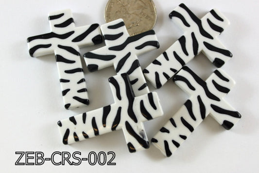 Zebra Cross 500 Gram Bag Black/White  ZEB-CRS-002