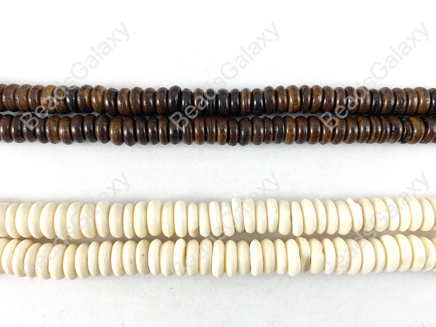 Bone Rondelle Spacer Beads From Africa