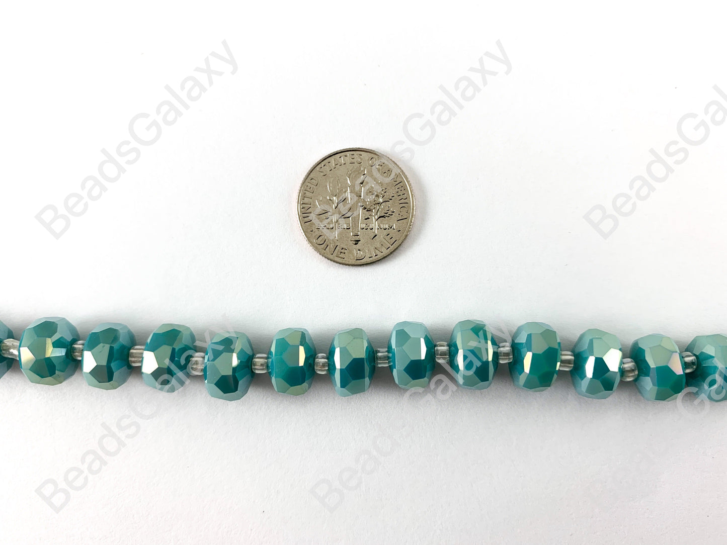 Crystal Faceted Shiny 10mm Dyed Glass Heishi/ Wheel/ Rondelle Crystal Beads (12 Colors Available!!!)