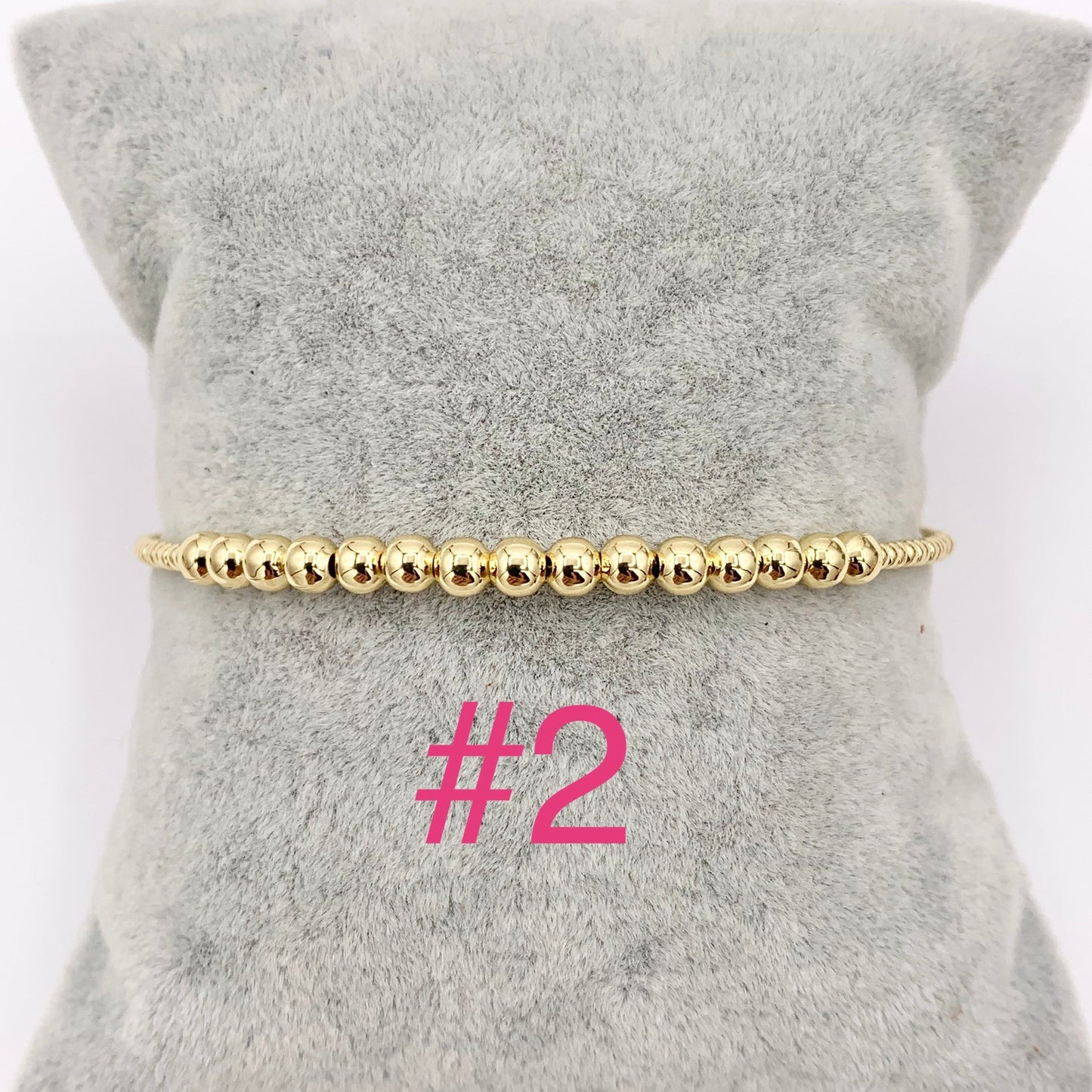 Dainty Stretch Flexible Beaded Rhinestone Bracelet Cuffs in Real Gold 18K Plated Copper 1 pcs