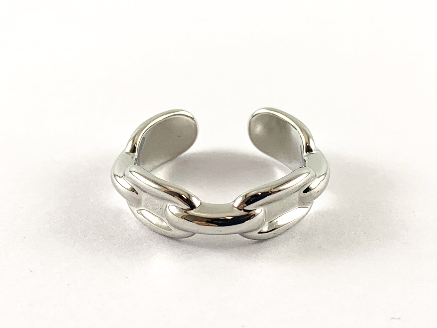 Real Gold 18K/Platinum Plated Copper Adjustable Ring 6pc