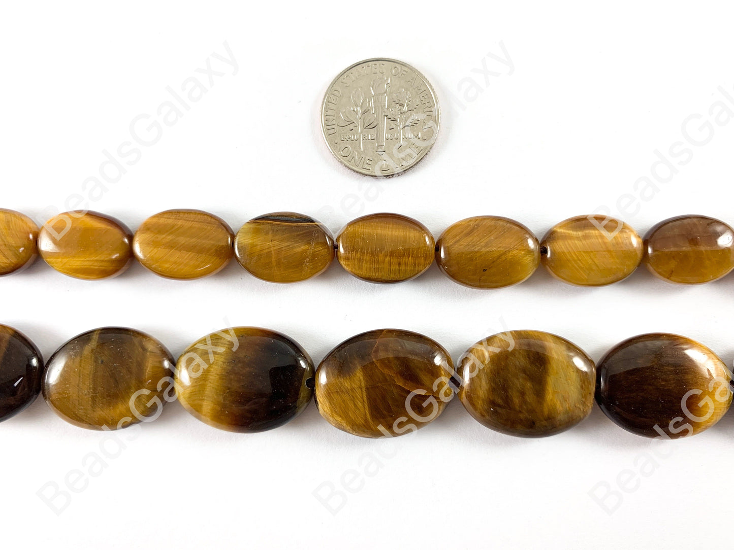 Tiger's Eye Yellow Brown Oval Long Oval Rice Smooth Natural Genuine Gemstone Beads 15x20 10x14 12x25 8x16mm Around 14"-15"